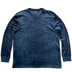 Polo Ralph Lauren Plush Velour Sleep Shirt, XL